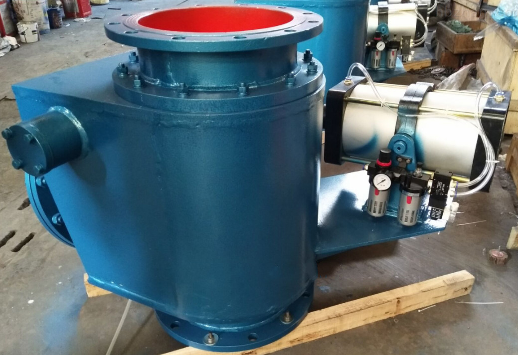  氣動鐘型卸料閥